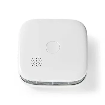 Nedis SmartLife Wi-Fi füstérzékelő WIFIDS21WT3 - 3 darabos csomag, fotoelektromos, 85 dB sziréna, intelligens riasztások, EN 14604 tanúsítvány, fehér