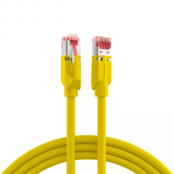 EFB Elektronik Cat.6A S/FTP LSZH RJ45 patch kábel, 50 m, sárga