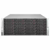 Supermicro SuperChassis 4U CSE-846BE1C-R609JBOD 24 rekeszes hot-swap SAS3/SATA3 JBOD tárolóház redundáns 600W Platinum tápegységekkel