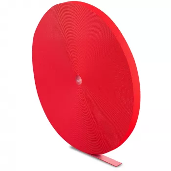 LABEL THE CABLE LTC PRO tekercs, kétoldalas tépőzár tekercs, 25 m piros