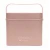 Rio CSBL-EU/1,1 kozmetikai táska Large Lush Box – alumínium beauty box kihajtható rekeszekkel és zárható kapcsokkal, fekete