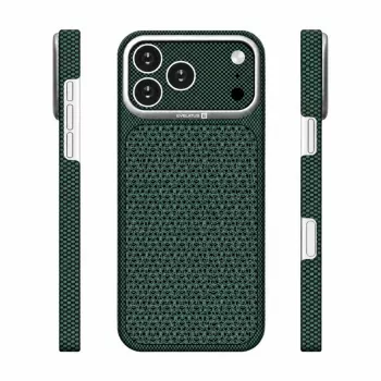 Evelatus Apple iPhone 17 Pro Carbon Premium Edition MagSafe tok zöld