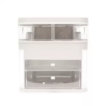 Rio CSSM-EU/1,2 Beauty Box kozmetikai tároló billenő rekeszekkel és zárral