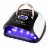 EXTRALINK Stay Beauty C4 UV LED körömlámpa 256 W hybridgele-hez