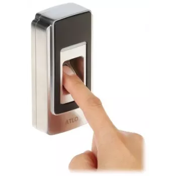 ATLO-RFM-505 ujjlenyomat-olvasó RFID- és billentyűzetes beléptető terminállal