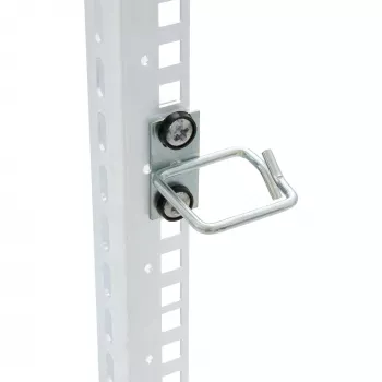 Triton RAX-D3-X44-X3 kábelmenedzsment tartó, acél, fekete, 40x40mm