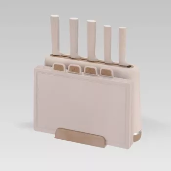 MEO MR-1412-BEIGE MAESTRO kés- és vágódeszka-készlet