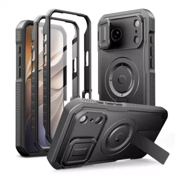 TECH-PROTECT Kevlar MagSafe 2 darabos szett tok iPhone 17 Pro Max / 18 Pro Max készülékhez - fekete
