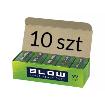 9V elem 6F22 Super Heavy Duty 10 darab