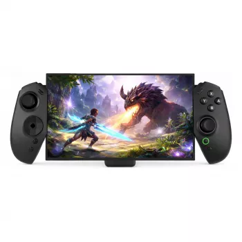 Deltaco GAM-196 vezetékes USB-C gamepad Nintendo Switch 2 konzolhoz, fekete