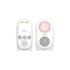 Chillax CB210 DECT digitális hang bébimonitor, kétirányú beszéddel, hőmérséklet-érzékelővel és éjszakai fénnyel, fehér