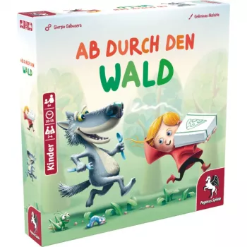 PEGASUS Ab durch den Wald - erdei kaland kártyajáték 2-4 játékos részére, 8 éves kortól