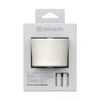 STANLEY 2 védőtokból és szívószál sapkából álló készlet 0,89L/0,59L The Quencher Boot + Straw Topper termosz pohárhoz, krém