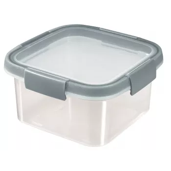 CURVER Smart Eco Fresh négyzet alakú ételtároló doboz, 1,1 L, 16x16x9 cm
