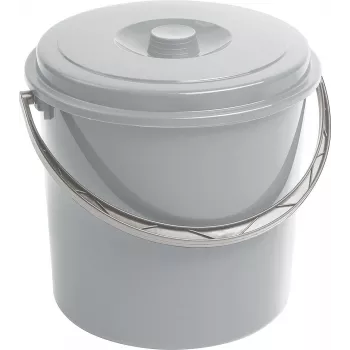 CURVER Bucket with Lid 16L Grey