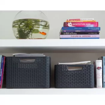 CURVER Style L Storage Box 43.6 x 32.6 x 23 cm Dark Grey