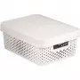 Curver Infinity Recycled 11L tárolódoboz fedéllel, fehér