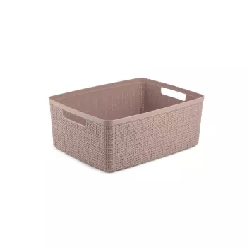 CURVER Jute M kosár 12L 36x28x15cm rózsaszín