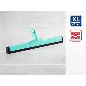 LEIFHEIT Click System padlólehúzó 45 cm vízfelvételhez, dupla gumilap, kék/fehér