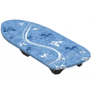 LEIFHEIT Air Board Table Compact vasalódeszka 70x30cm, Thermo-Reflect, ultrakönnyű EPP, összecsukható, fehér/kék