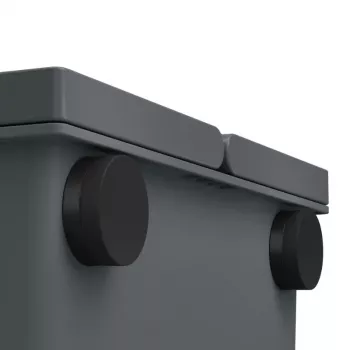 HAILO FlexBox S falra szerelhető hulladéktároló 7L sötétszürke