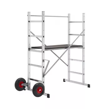 HAILO HobbyStep H3 állvány, acél, 2x5 lépcső, összecsukható munkafelület
