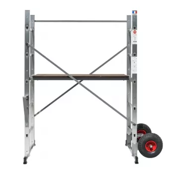 HAILO HobbyStep H3 állvány, acél, 2x5 lépcső, összecsukható munkafelület