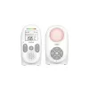 Chillax CB260 DECT digitális audio bébiőr beszélgetőfunkcióval, hőmérséklet-érzékelővel, éjszakai fénnyel, altatódalokkal és rezgésriasztással – fehér