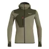 Salewa Puez 2 Dry hosszú ujjú kapucnis ing végig cipzárral Dark Olive Melange férfi XL