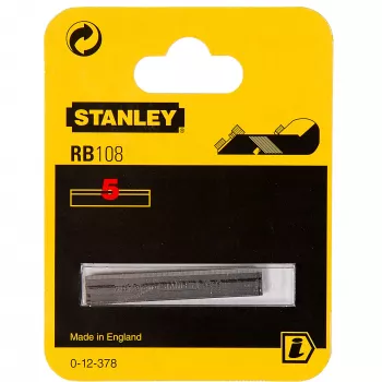 STANLEY cseregyalupenge RB10 és RB5 gyalukhoz, egyenes él, 10 darabos csomag, SK5 acél, 44 mm szélesség