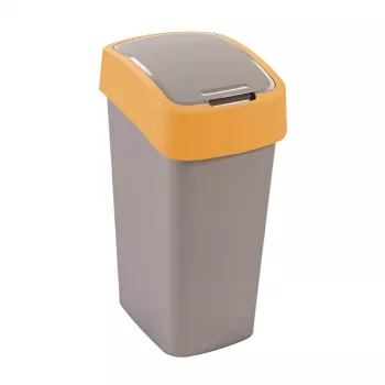 CURVER Flip Bin 45L szemetes ezüst/sárga