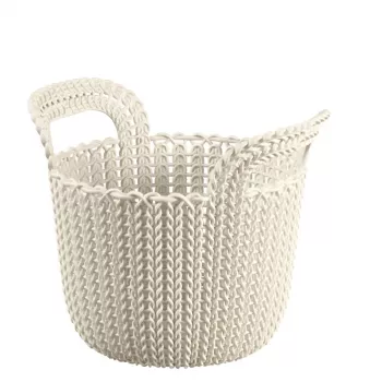 CURVER kosár Knit XS kerek 3L fehér 23x19x19cm