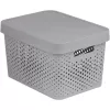 Curver Infinity Recycled 17L tárolódoboz 36x27x22cm szürke