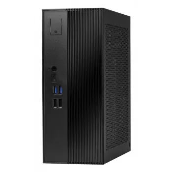ASRock DeskSlim X600 barebone Mini-PC, AMD AM5 foglalat, DDR5 SO-DIMM, PCIe Gen5 M.2, 2,5GbE, RAM/tárhely/OS nélkül, fekete