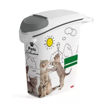 CURVER Pets Life kutya- és macskatáp-tároló 10 kg 23 L 23,2x49,7x50,3 cm