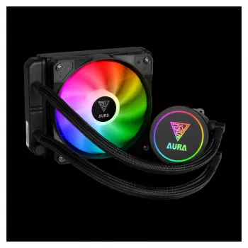GAMDIAS Aura GL120 120 mm ARGB AIO folyadékhűtő processzorhűtő 16321-01600-30000-G