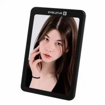 Evelatus LiveCase Display – Bluetooth okos fotódisplay, app-vezérelt, 2,8 inch TFT LCD, fekete