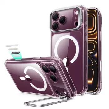ESR Classic Hybrid Kickstand MagSafe Case for iPhone 17 Pro / 18 Pro Clear