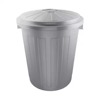 keeeper Mats Maxi hulladékgyűjtő 50L, Ø50 x 55 cm, ezüst