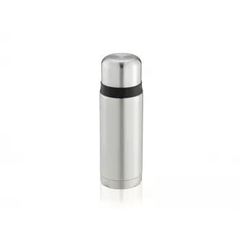 LEIFHEIT Thermos Coco 0,75L vákuum hőszigetelt palack, rozsdamentes acél üveg belsővel, ezüst