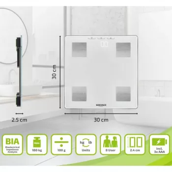 SOEHNLE Shape Sense Connect Lite testösszetétel-mérő Bluetooth és app támogatással
