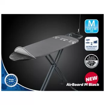 LEIFHEIT Air Board M vasalódeszka, Thermo-Reflect, fekete, 120 x 38 cm