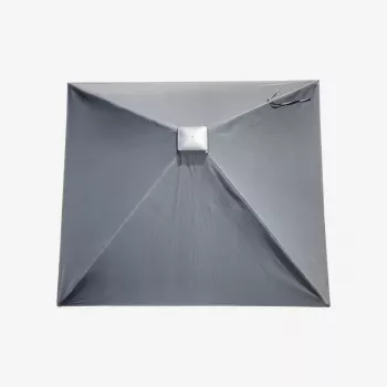 LEIFHEIT Roof LinoProtect 400 ruhaszárító-ernyő védőtetővel, 40 m szárítóhossz, 4 kötél, alumíniumváz, ezüst/szürke
