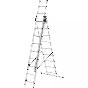 HAILO ProfiStep Combi alumínium létra 3x9 fok