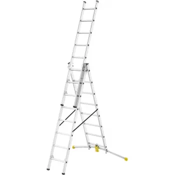 HAILO HobbyLOT kombinált létra alumínium 2x8 + 1x9 fok