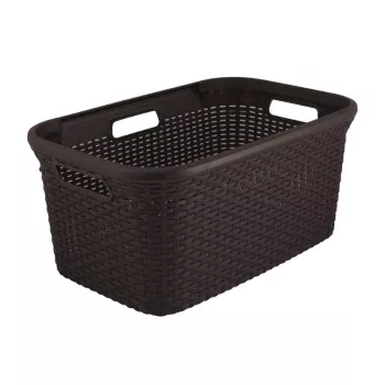 CURVER Style ruháskosár 45L 59,2 x 38 x 27 cm sötétbarna