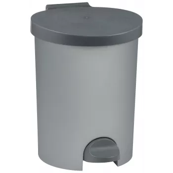 CURVER pedálos szemetes 15L rozsdamentes acél ezüst Soft-Close téglalap alakú