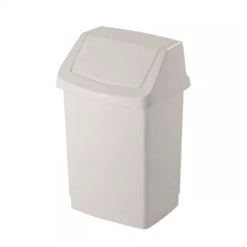 CURVER Click-it 50L pedálos szemetes, fehér, 38,5x33,5x63,5 cm