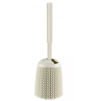 CURVER Knit WC-kefe tartóval, fehér, Ø14x43 cm