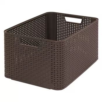 CURVER Style L tárolódoboz 43,6 x 32,6 x 23 cm sötétbarna